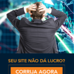 Capa do ebook: Seu site não dá lucro? Corrija agora estes 10 erros